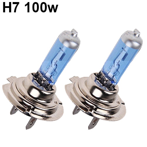 Combo 2 Pair H7 Halogen Xenon Headlight White 5000K 55w Light Bulb Hi/Low Beam